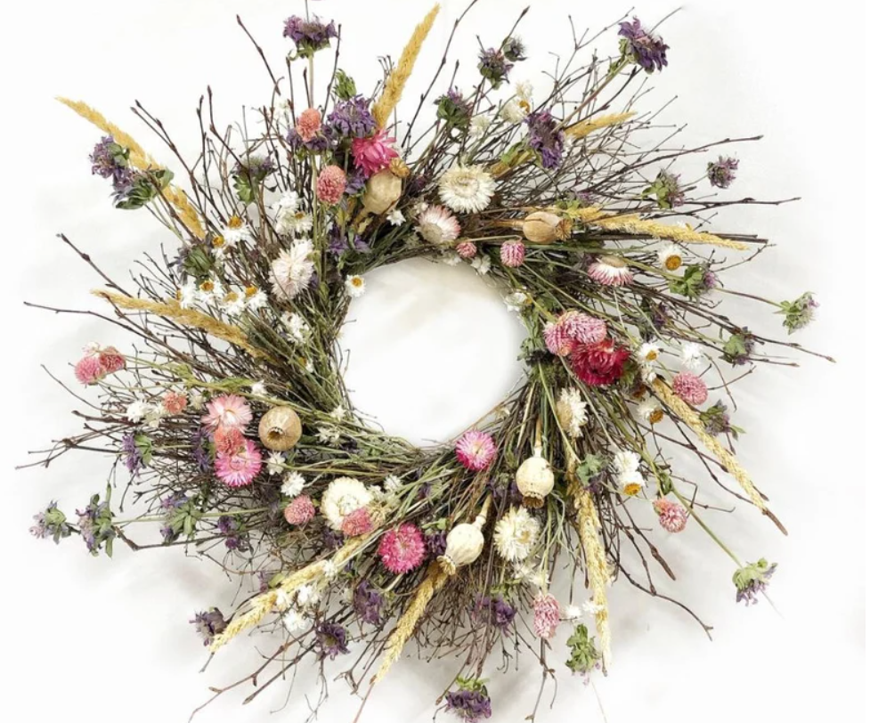 How do you preserve dried flowers for a wreath? The Gathering Garden