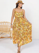 Load image into Gallery viewer, Sweet summer Plus Size Printed V-Neck Maxi Cami Dress