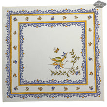 Load image into Gallery viewer, Moustiers Blue & Cream French Cotton Napkin by Tissus Toselli