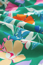 Load image into Gallery viewer, Retro Garden Tiered Ruffled Printed Sleeveless Dress