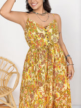 Load image into Gallery viewer, Sweet summer Plus Size Printed V-Neck Maxi Cami Dress