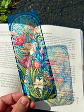Load image into Gallery viewer, Stained Glass Bouquet Of Flowers Bookmark – Vibrant Floral Art, Nature-Inspired Gift, Unique Botanical Page Marker for Book Lovers