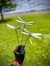 Load image into Gallery viewer, 3-Pack Metal Dragonfly Garden Stakes