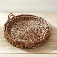 Load image into Gallery viewer, Normandy Extra Large Low Round Baskets, Set of 2