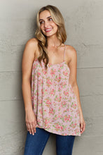 Load image into Gallery viewer, Romantic Garden Loose Tulip Hem Cami Top in Mauve Floral