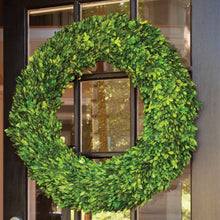 Load image into Gallery viewer, BOXWOOD WREATH 30"