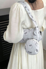 Load image into Gallery viewer, Butterfly Print Shoulder Bag with Purse