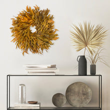 Load image into Gallery viewer, Harvest Farmhouse Willow Wreath: Golden Color