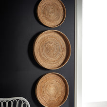 Load image into Gallery viewer, Cane Rattan Round Trays, Set of 3