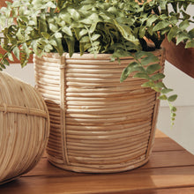 Load image into Gallery viewer, Cane Rattan Mini Round Baskets, Set of 3