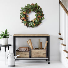 Load image into Gallery viewer, GRAND MAGNOLIA LEAF WREATH 24"