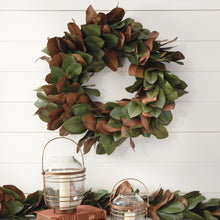 Load image into Gallery viewer, GRAND MAGNOLIA LEAF WREATH 30"