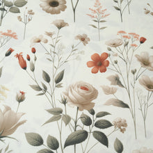 Load image into Gallery viewer, Enchanted Meadow Bed in a bag Set - Victoria Garden Delicate Floral Symphony in Beige, Rose, and Soft Green, Luxuriously Soft Quilted Set