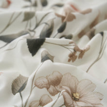 Load image into Gallery viewer, Enchanted Meadow Bed in a bag Set - Victoria Garden Delicate Floral Symphony in Beige, Rose, and Soft Green, Luxuriously Soft Quilted Set