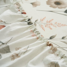 Load image into Gallery viewer, Enchanted Meadow Bed in a bag Set - Victoria Garden Delicate Floral Symphony in Beige, Rose, and Soft Green, Luxuriously Soft Quilted Set