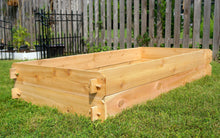 Load image into Gallery viewer, Timberlane Gardens Raised Garden Bed Kit Double Deep (Two 3x6) Select Cedar