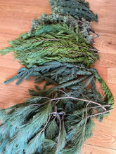 Load image into Gallery viewer, Mixed Fresh Holiday Greens 30 pounds