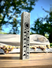 Load image into Gallery viewer, Sunflowers Under the Stars Luminary Pillars w/ Solar Cap