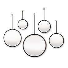 Load image into Gallery viewer, Maison Noir Pendulum Mirrors, Set of 5