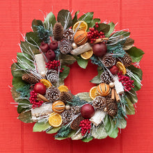 Load image into Gallery viewer, Pomegranate Citrus Wreath