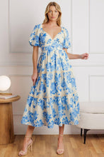Load image into Gallery viewer, BLOOMING DAY WOVEN MIDI DRESS