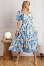 Load image into Gallery viewer, BLOOMING DAY WOVEN MIDI DRESS