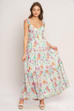 Load image into Gallery viewer, HEAVENLY BLOSSOM WOVEN MAXI DRESS