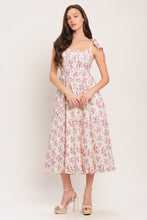 Load image into Gallery viewer, PETALS & PROMISES WOVEN MIDI DRESS