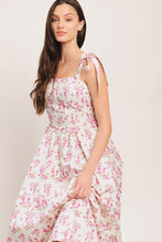 Load image into Gallery viewer, PETALS & PROMISES WOVEN MIDI DRESS