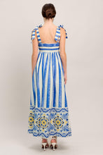 Load image into Gallery viewer, BLUE HORIZON BEAUTY WOVEN MIDI DRESS