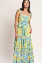 Load image into Gallery viewer, GOLDEN HOUR BLOOM WOVEN MAXI DRESS