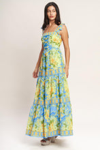 Load image into Gallery viewer, GOLDEN HOUR BLOOM WOVEN MAXI DRESS