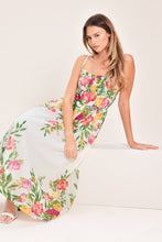 Load image into Gallery viewer, SHADOW FLORAL WOVEN MIDI DRESS