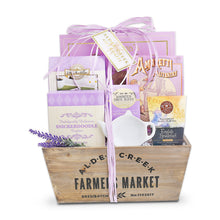 Load image into Gallery viewer, Relaxing Lavender Tea Gift Basket
