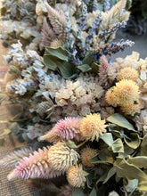 Load image into Gallery viewer, Dried Wreath-Soft + Dreamy