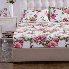 Load image into Gallery viewer, DaDa Bedding Bed in a Bag Bundle Set - Romantic Roses Lovely Blooming Floral Bedding Set (JHW-879)