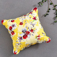 Load image into Gallery viewer, Bedding Bed in a Bag Bundle Set - Radiant Sunshine Yellow Hummingbirds Floral Bedding Set (JHW-925)