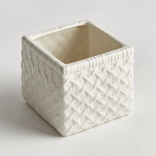 Load image into Gallery viewer, LOLA SQUARE CACHEPOT SMALL