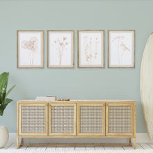 Load image into Gallery viewer, STYLIZED BOTANICAL PRINTS, SET OF 4