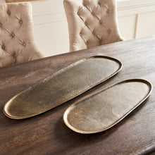 Load image into Gallery viewer, ROSALINE DECORATIVE TRAYS, SET OF 2