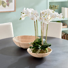 Load image into Gallery viewer, CANE RATTAN LOW BOWLS, SET OF 2