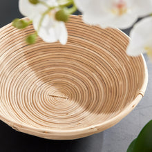 Load image into Gallery viewer, CANE RATTAN LOW BOWLS, SET OF 2