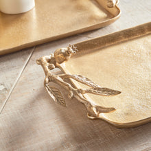 Load image into Gallery viewer, POMEGRANATE BRANCH DECORATIVE TRAYS, SET OF 2