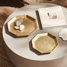 Load image into Gallery viewer, DEZI OCTAGONAL SERVING TRAYS, SET OF 2