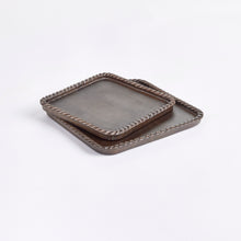 Load image into Gallery viewer, LANGLEY SQUARE TRAYS, SET OF 2