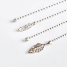 Load image into Gallery viewer, LEAF SWIZZLE STICKS, SET OF 4