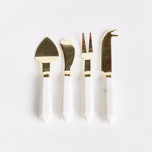 Load image into Gallery viewer, ASTERIA CHEESE KNIVES, SET OF 4