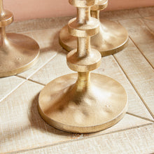 Load image into Gallery viewer, ABACUS TAPER HOLDERS, SET OF 3