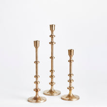 Load image into Gallery viewer, ABACUS TAPER HOLDERS, SET OF 3