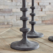 Load image into Gallery viewer, ABACUS TAPER HOLDERS, SET OF 3